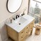 James Martin Vanities Breckenridge 36in Single Vanity, Light Natural Oak w/ 3 CM Arctic Fall Top 330-V36-LNO-3AF - alternate 2